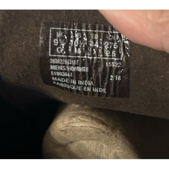 CLARKS Bushacre 2 Beeswax Mens 10.5M Ankle Boots Brown Leather Desert Chukka - Picture 9 of 10